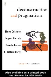 book Deconstruction and Pragmatism