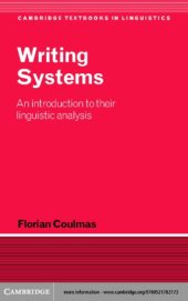 book Writing systems: an introduction to their linguistic analysis