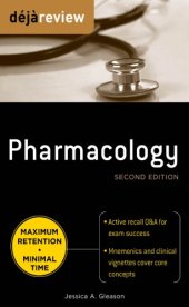 book Deja review. Pharmacology