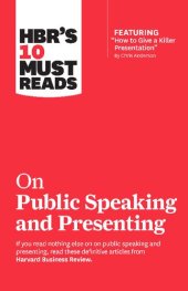 book HBR's 10 Must Reads on Public Speaking and Presenting