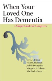 book When Your Loved One Has Dementia A Simple Guide for Caregivers