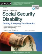 book Nolo's guide to social security disability: getting & keeping your benefits