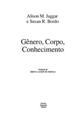 book Gênero, Corpo, Conhecimento