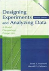 book Designing Experiments and Analyzing Data: A Model Comparison Perspective