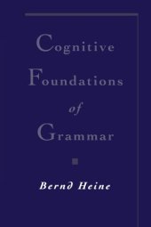 book Cognitive Foundations of Grammar