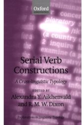 book Serial Verb Constructions: A Cross-Linguistic Typology