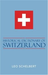 book Historical Dictionary of Switzerland