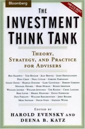 book The Investment Think Tank: Theory, Strategy, and Practice For Advisers