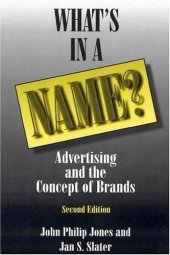 book What's in a Name: Advertising and the Concept of Brands