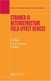 book Strained-Si Heterostructure Field Effect Devices