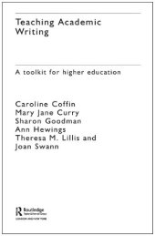 book Teaching Academic Writing: A Toolkit for Higher Education