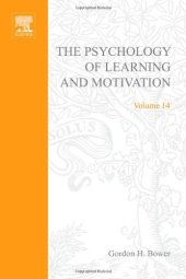 book Psychology of Learning and Motivation, Vol. 14