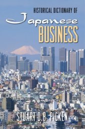 book Historical Dictionary of Japanese Business