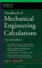 book Handbook of Mechanical Engineering Calculations, 