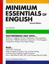 book Minimum Essentials of English