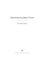 book Mainstreaming Black Power