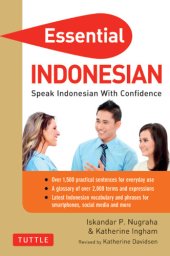 book Essential Indonesian: speak Indonesian with confidence