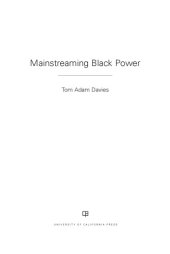 book Mainstreaming black power