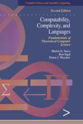 book Computability, complexity, and languages fundamentals of theoretical computer science