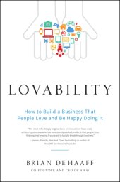 book Lovability: how to build a business that people love and be happy doing it