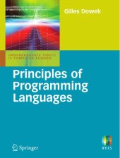 book Principles of programming languages