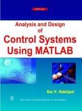 book Analysis and design of control systems using MATLAB