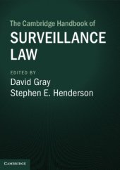 book The Cambridge Handbook Of Surveillance Law