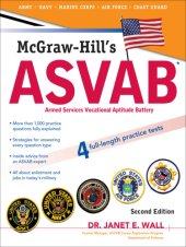 book McGraw-Hill's ASVAB: Armed Services Vocational Aptitude Battery