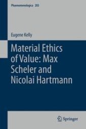 book Material Ethics of Value: Max Scheler and Nicolai Hartmann