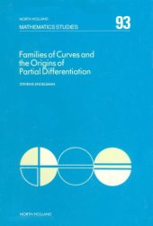 book Families of courves ad the origins of partial differential