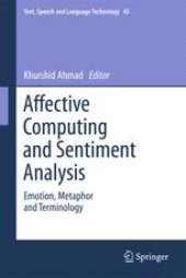 book Affective Computing and Sentiment Analysis: Emotion, Metaphor and Terminology