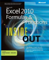 book Microsoft Excel 2010 Formulas and Functions Inside Out