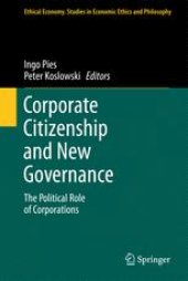 book Corporate Citizenship and New Governance: The Political Role of Corporations