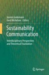 book Sustainability Communication: Interdisciplinary Perspectives and Theoretical Foundation