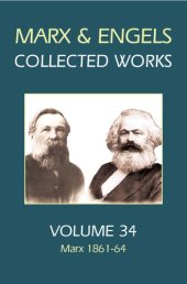 book Karl Marx, Frederick Engels. Volume 34, Marx, 1861-64