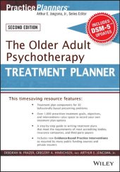 book The Older Adult Psychotherapy Treatment Planner, with DSM-5 Updates, 2nd Edition