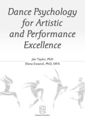 book Dance psychology for artistic and performance excellence