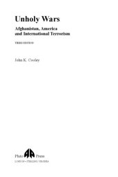 book Unholy wars: Afghanistan, America and international terrorism