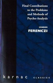 book Final Contributions to the Problems and Methods of Psycho-analysis