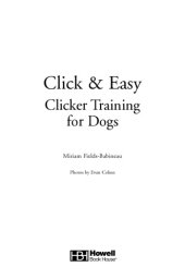 book Click & easy: clicker training for dogs