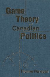 book Game theory and Canadian politics