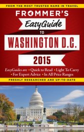 book Frommer's EasyGuide to Washington D.C. 2015