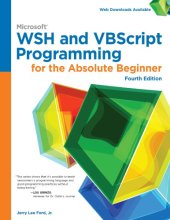 book Microsoft WSH and VBScript programming for the absolute beginner