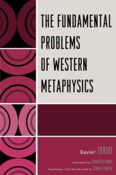 book The Fundamental Problems of Western Metaphysics