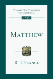 book Matthew: an introduction and commentary