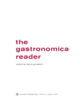 book The Gastronomica Reader