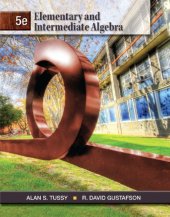 book Elementary and intermediate algebra