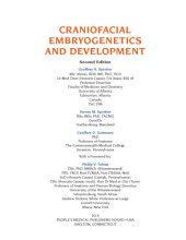 book Craniofacial embryogenetics and development