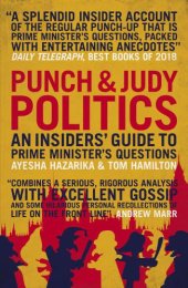 book Punch & Judy politics: an insider's guide to Prime Minster's questions