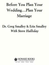 book Before you plan your wedding-- plan your marriage